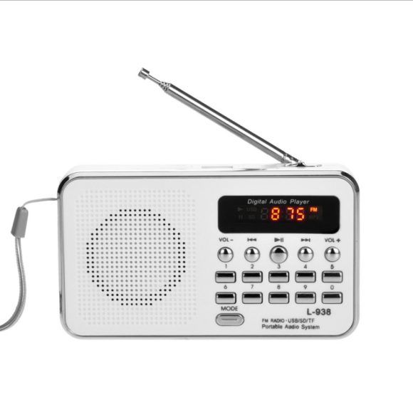 Multi-function card radio portable memory MP3 music player small speaker - Image 4