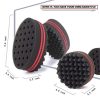 Wave-shaped Sponge Hair Twist Brush Double Sided Multi-holes Side Braid Hair Twist Curl Wave Styling Tools Braiders - Image 3