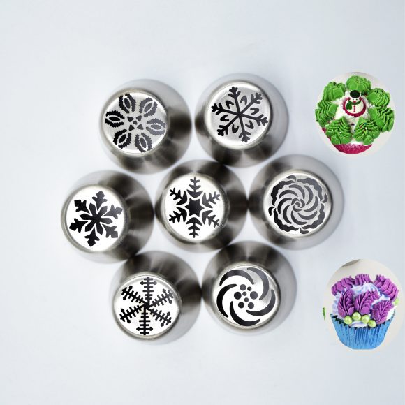 DIY Series Stainless Steel Christmas Decorating Mouth 30 Variety of Cakes Decoration Tools - Image 7