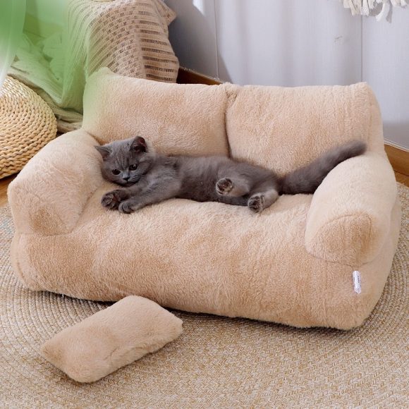 Luxury Cat Bed Sofa Winter Warm Cat Nest Pet Bed For Small Medium Dogs Cats Comfortable Plush Puppy Bed Pet Supplies - Image 10