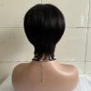 Short Straight Wig Women's Short Hair Head Cover Real Human Hair - Image 4