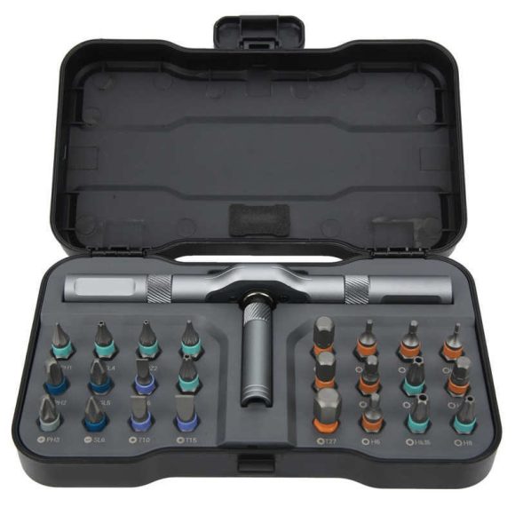 Ratchet Screwdriver Set 24 In 1 Bit Multipurpose Repair Tool Manual Hardware With Handle - Image 2