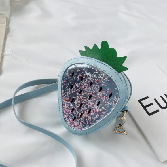 Summer Children's Pineapple Strawberry One Shoulder Jelly Bag - Image 4