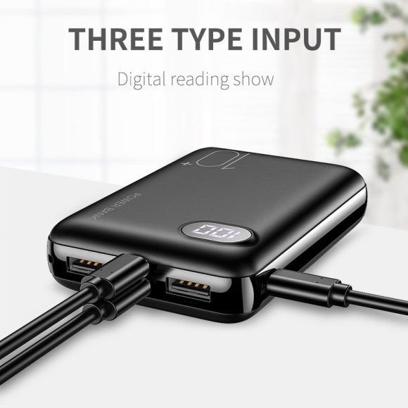 10000mAh two usb digital display power bank - Image 6