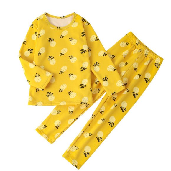 Children's Thermal Underwear Suit Fleece-lined Thickened - Image 3