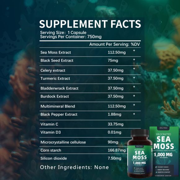 Seaweed Compound Vitamin Capsules - Image 5