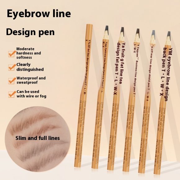 Positioning Eyebrow Pencil Eyebrow Line Design Pen Waterproof Anti-hemp Tattoo Embroidery For Teachers - Image 10