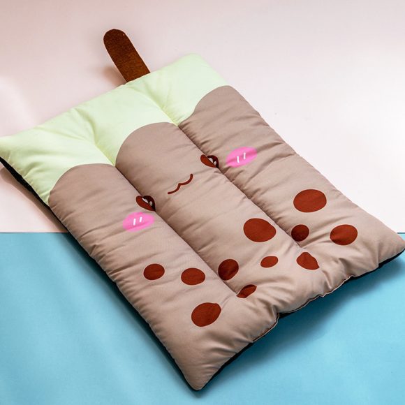 Dog Cooling Mat Pet Beds Cat Rug Ice Silk Pet Self Cooling Pad Blanket Summer Washable Oxford Farbric Cooling Down Summer Fruit - Image 8