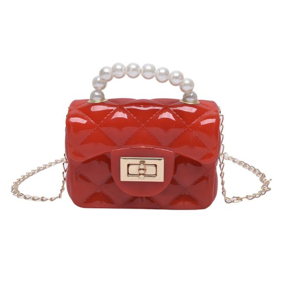 Pearl Hand One-shoulder Crossbody Chain Children's Bags - Image 9