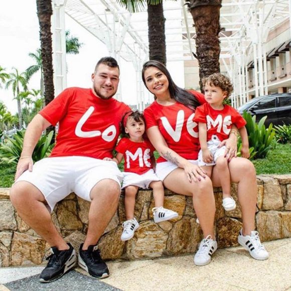 Family Portrait Parent-child Short Sleeve T-shirt - Image 5