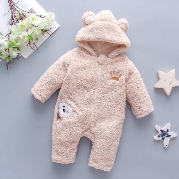 Winter Baby Boy Girl Romper Cotton Clothes - Image 4