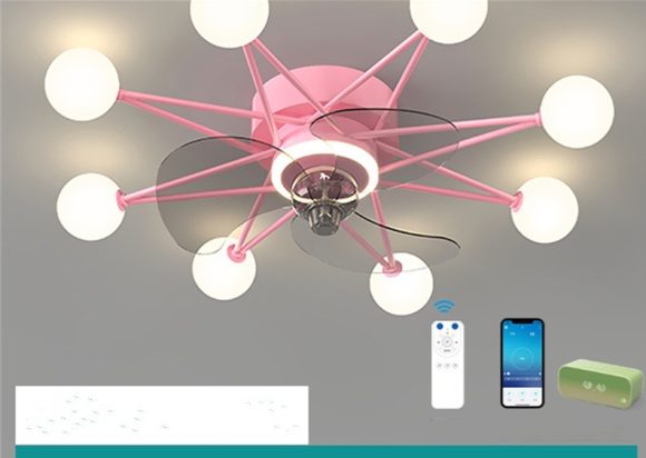 Nordic Ceiling Fan Lights Living Room Dining Room Full Of Stars - Image 5