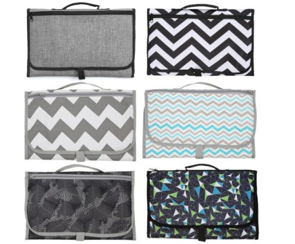 Baby Portable Foldable Washable Compact Travel Nappy Diaper Changing Mat Waterproof Baby Floor Mat Change Play Mat & Storage Bag - Image 3