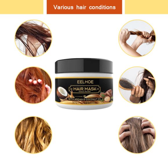 Men's And Women's Styling And Fluffy Hair Care Essential Oil Elastin - Image 3
