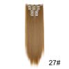 Wig Extensions 6-piece Set, Long Straight Hair - Image 10