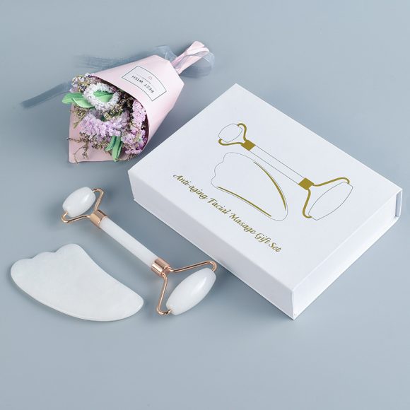 Natural jade roller set - Image 4