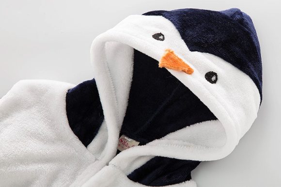 Flannel baby bathrobe - Image 10