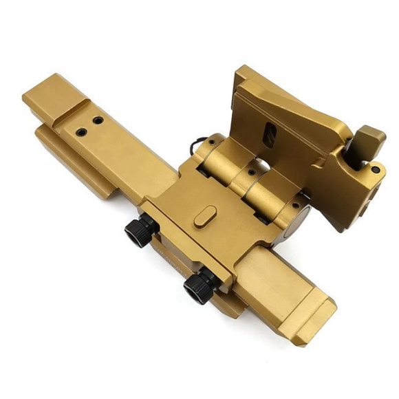 SOTAC-GEAR Tactical G33 Mounts Magnifier Flip-To-Side Quick Detach w/ 5/8" Riser for G23 3X Magnifiers Fits 20mm Picatinny Rail - Image 2