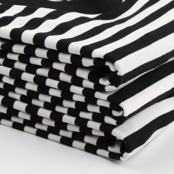 Striped Short Sleeve Simple Men's Versatile T-shirt Loose Top Half Sleeve Slim Striped Navy Skirt - Image 7