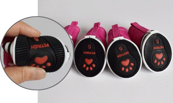 Pet denim canvas shoes dog shoes, sports and leisure waterproof non-slip dog shoes breathable and comfortable - Image 3