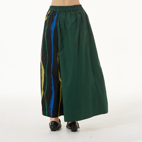 Plus Size Women's Color Striped Printed Pants - Image 4