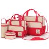 Baby Diaper Bag Suits For Mom Baby Bottle Holder Mother Mummy Stroller Maternity Nappy Bags Sets - Image 4