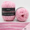 Three Section Dyed Multi-color Jacquard Score Lines With Medium Thick Lines