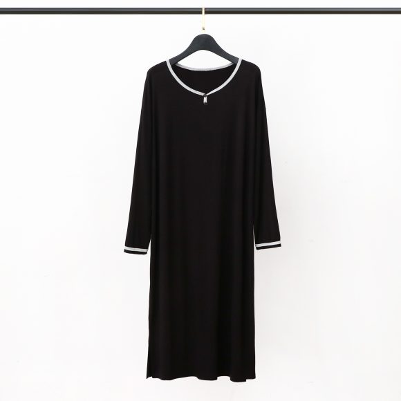 Long Below The Knee Soft Draping Bathrobe Men's Pajamas - Image 9