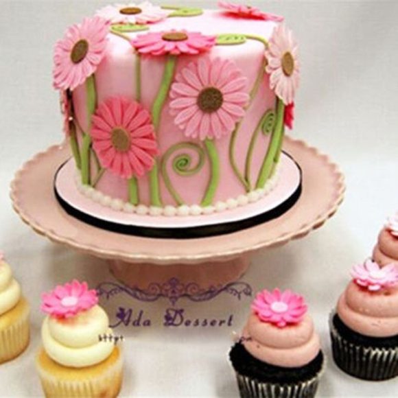 DIY Lovely 3D Flower Fondant Cake Mold Silicone Mould - Image 2