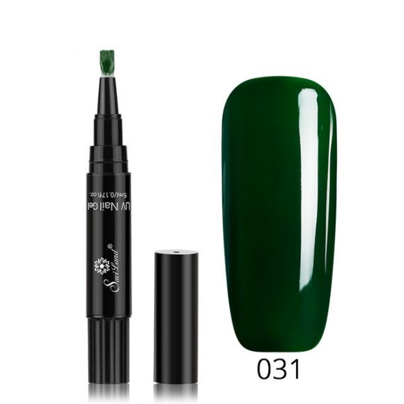 3 In 1 Gel Nail Varnish Pen Glitter One Step Nail Art Gel Polish Hybrid - Image 4