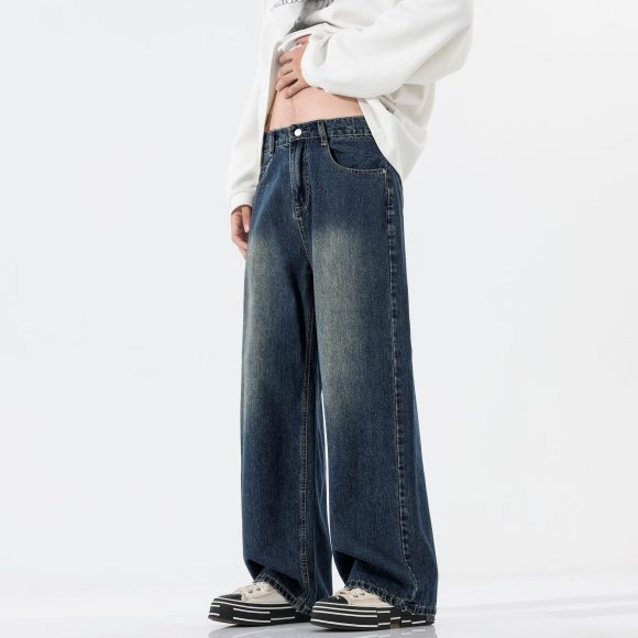 Trend Half Elastic Waist Jeans For Men - Image 9