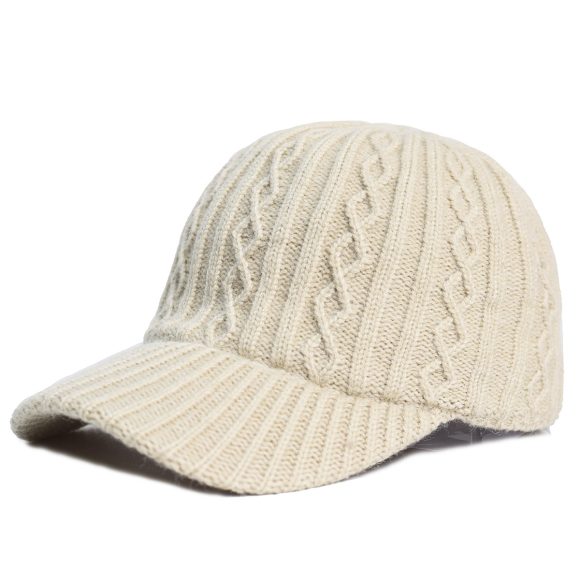 Knitting Wool Baseball Cap Korean Warm Solid Color Light Plate Peaked Cap - Image 6