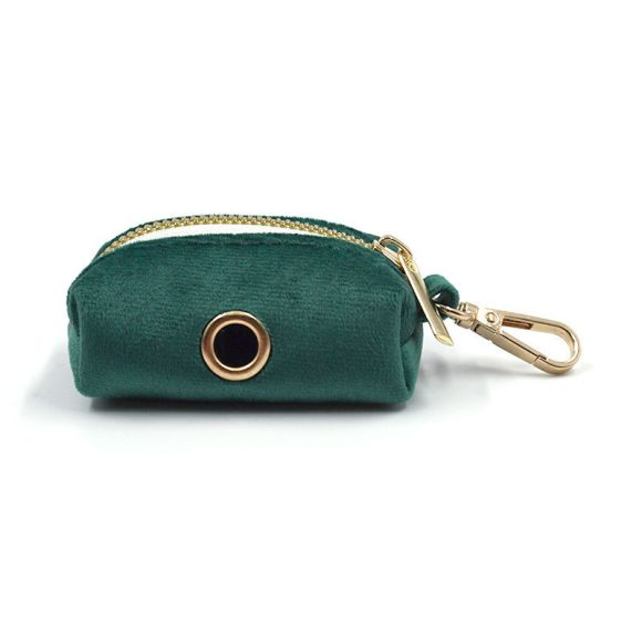 Green Velvet Dog Collar Dog Leash Pet Collar - Image 5