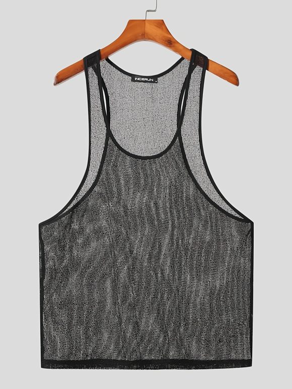 Solid Color Bottoming Shirt Outer Wear Casual Knitted I-shaped Vest - Image 5