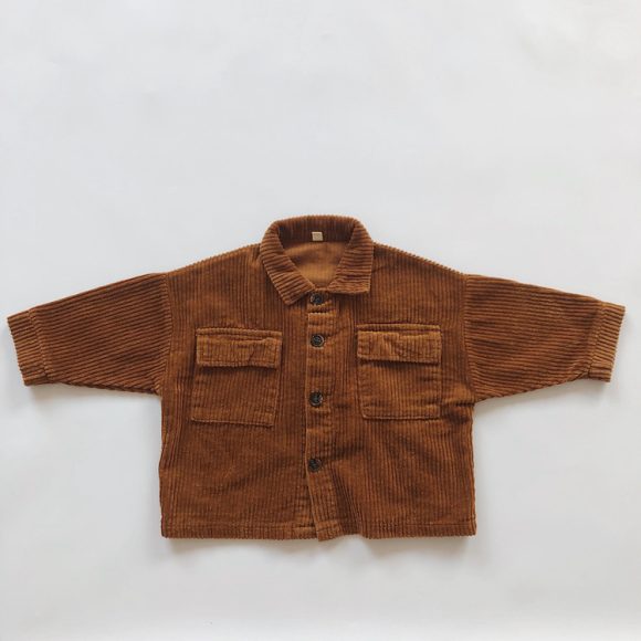 Vintage Kids Corduroy Loose Cardigan Jacket - Image 5