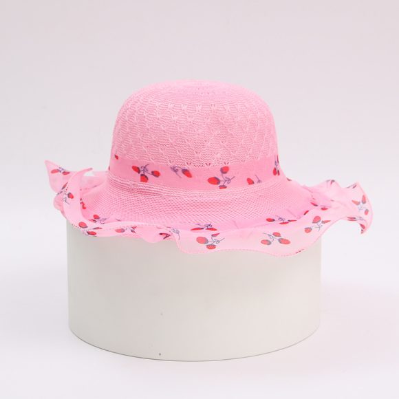 Princess straw hat kids sun hat - Image 3