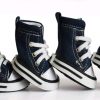 Pet denim canvas shoes dog shoes, sports and leisure waterproof non-slip dog shoes breathable and comfortable - Image 7