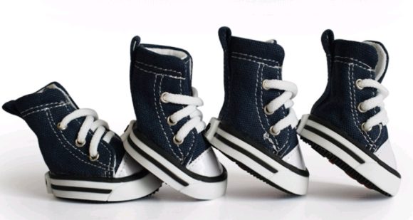 Pet denim canvas shoes dog shoes, sports and leisure waterproof non-slip dog shoes breathable and comfortable - Image 7