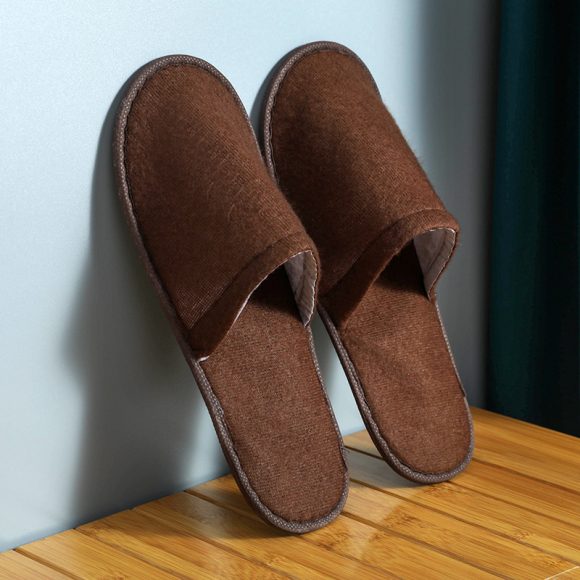 Women's Home Solid Color Non-slip Platform Hotel Slippers - Image 5
