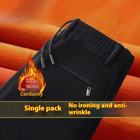 Korean Style Trendy All-matching Corduroy Pants - Image 5
