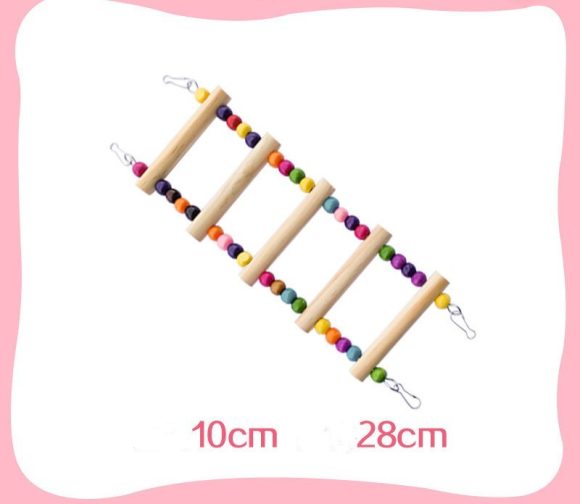Parrot Bird With Toy Supplies Swing Ring Aerial Ladder Climbing Ladder - Image 10