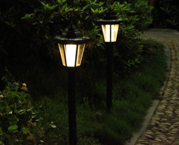 Outdoor solar hexagonal wall light, wall light, garden light - Image 3