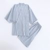 Washed Cotton Thin Striped Pajamas - Image 6