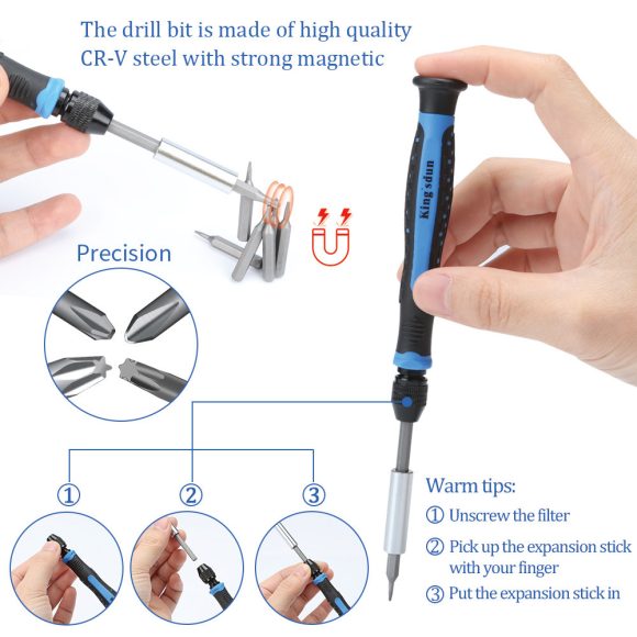 170 Piece Screwdriver Set Multi Function Repair - Image 5
