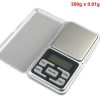 200g x 0.01g Digital Jewelry Scale Pocket Scale Electronic Weighing Scale Mini Libra High Accuracy Weigh Balance