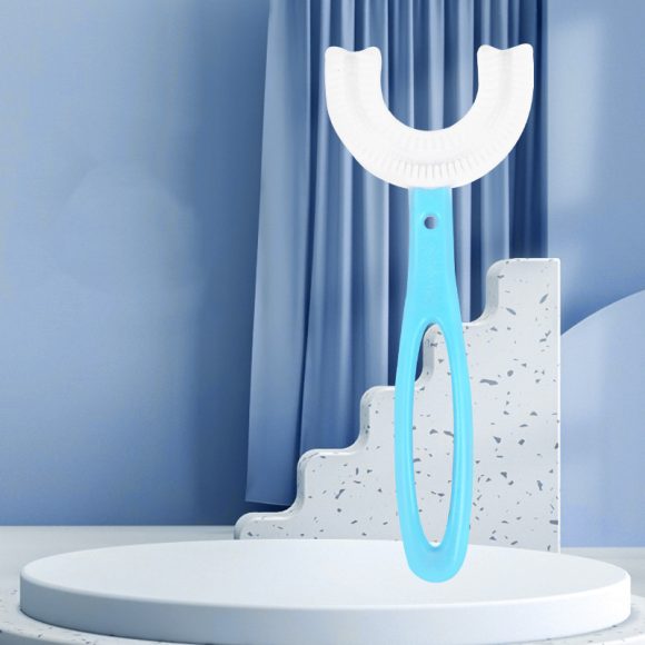 Children's U-shaped Food Grade Soft Rubber Toothbrush - Image 8