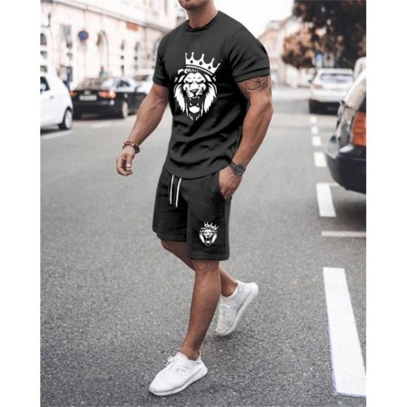 Short Sleeve Foreign Trade Men Leisure Set Suit - Image 10