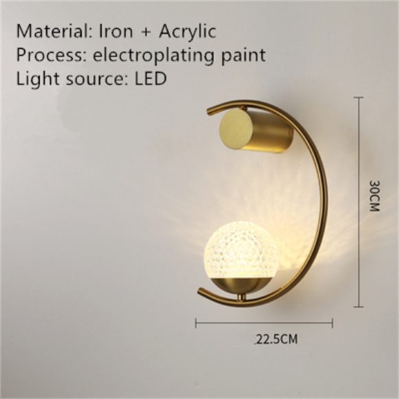 Modern Minimalist Light Luxury Creative Design Wall Lamp - Image 6