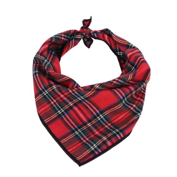 Christmas Triangle Pet Towel Santa Deer Print Dog Scarf Collar Premium Durable Fabric Holiday Decorative Bib For Pets - Image 8