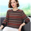 Striped Sweater Thin Bottoming Shirt - Image 2